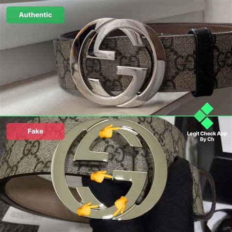 black gucci belt real vs fake|how to check gucci belt.